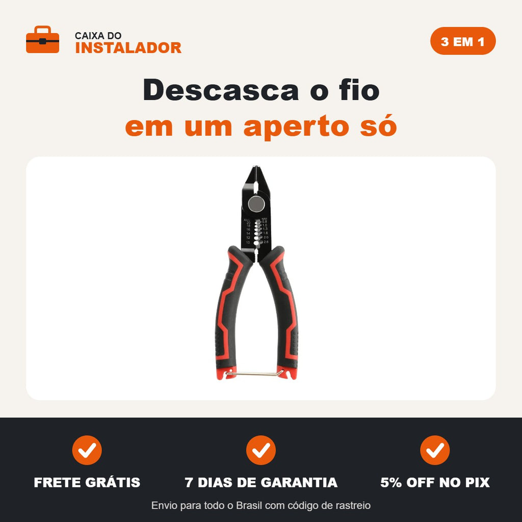 Alicate descascador automático
