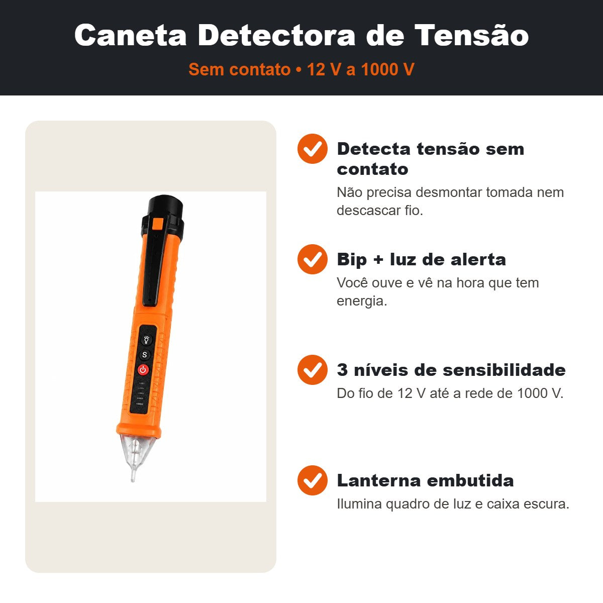 Caneta detectora de tensão: benefícios