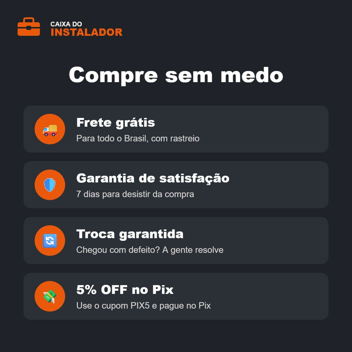 Compre sem medo
