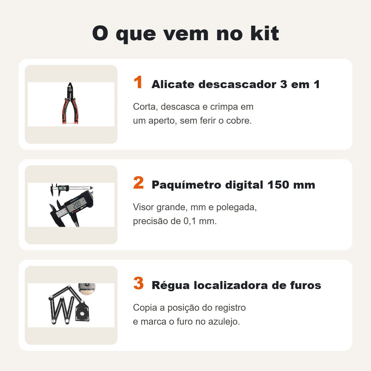 O que vem no Kit Faz-Tudo