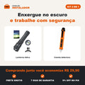 Kit Luz e Segurança: Lanterna Tática LED + Caneta Detectora de Tensão