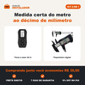 Kit Medição 2 em 1: Trena a Laser 40 m + Paquímetro Digital