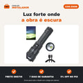 Lanterna tática LED recarregável